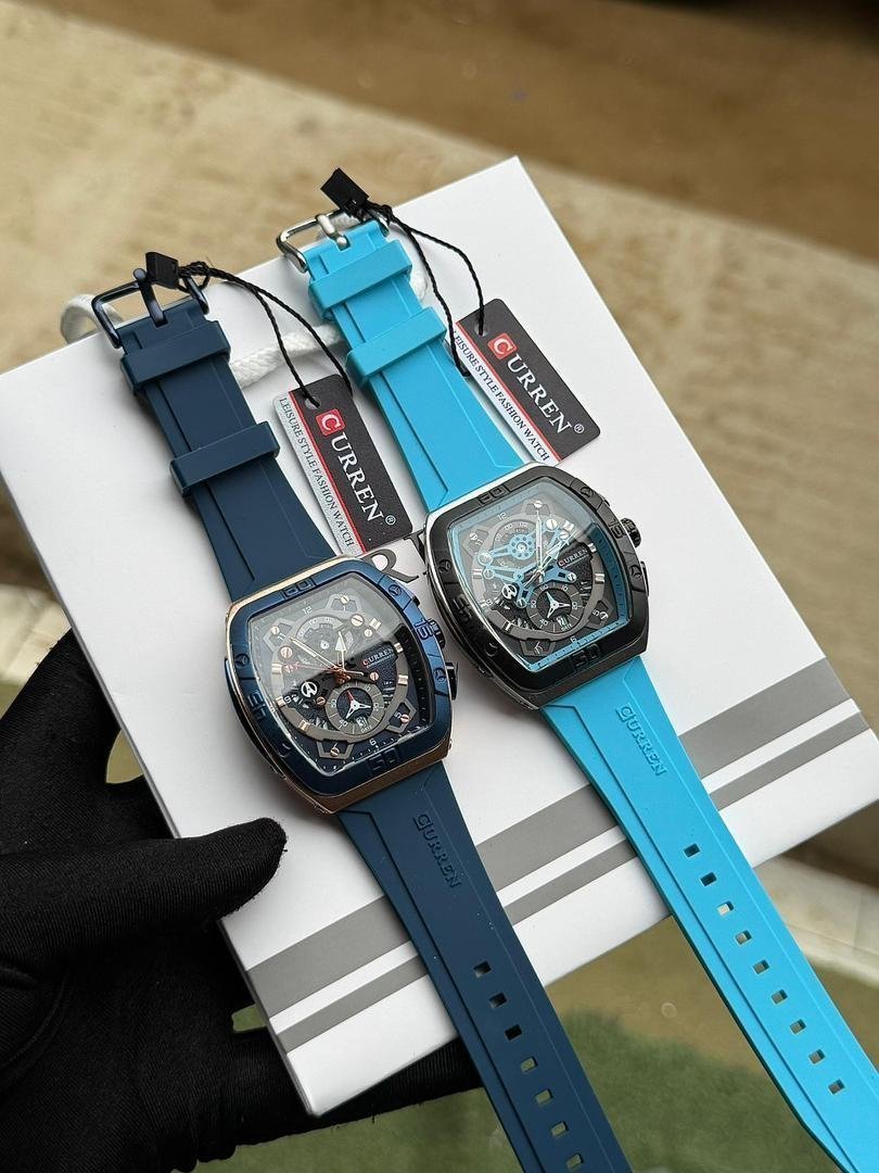 Curren Rubber Chronograph Watch