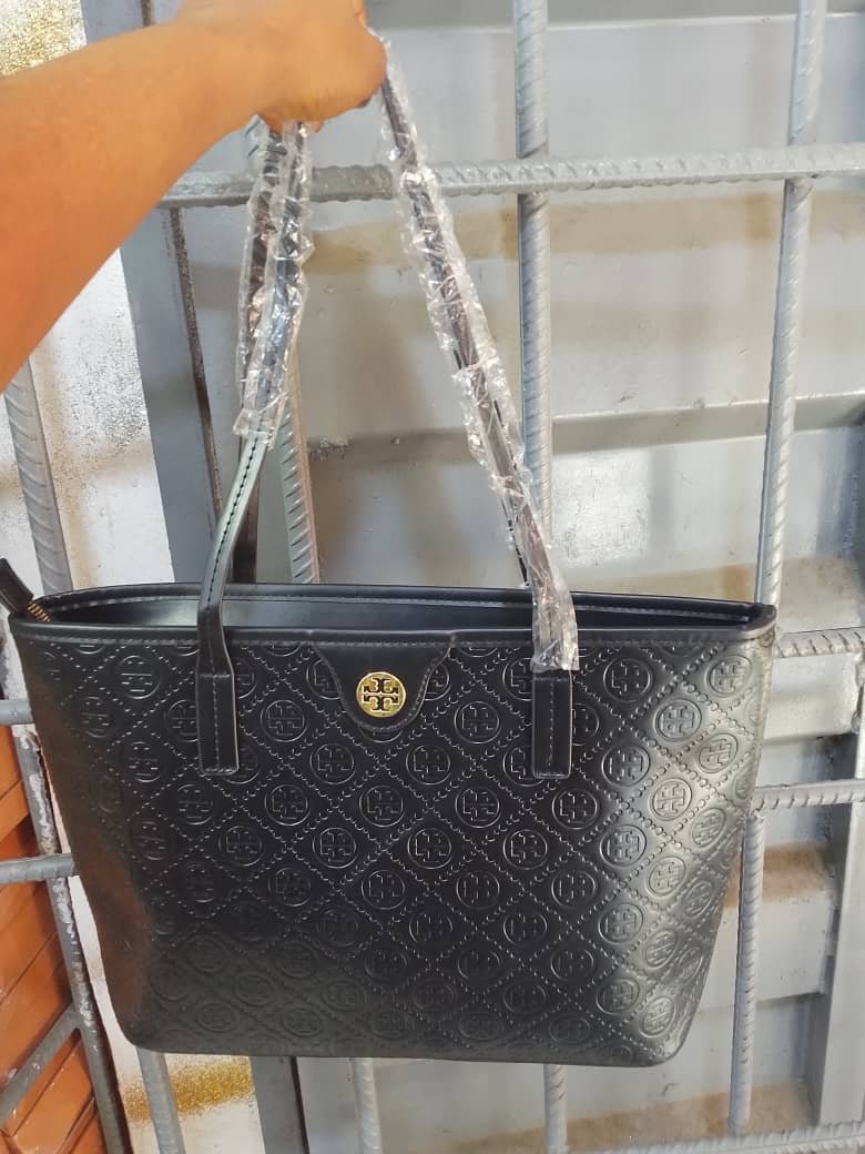 Classy Tory Burch Small T Monogram Zip Tote Bag