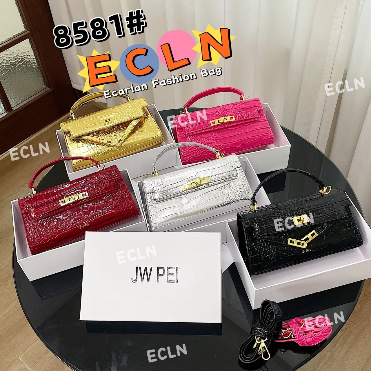Luxury JW PEI Glossy Handbag